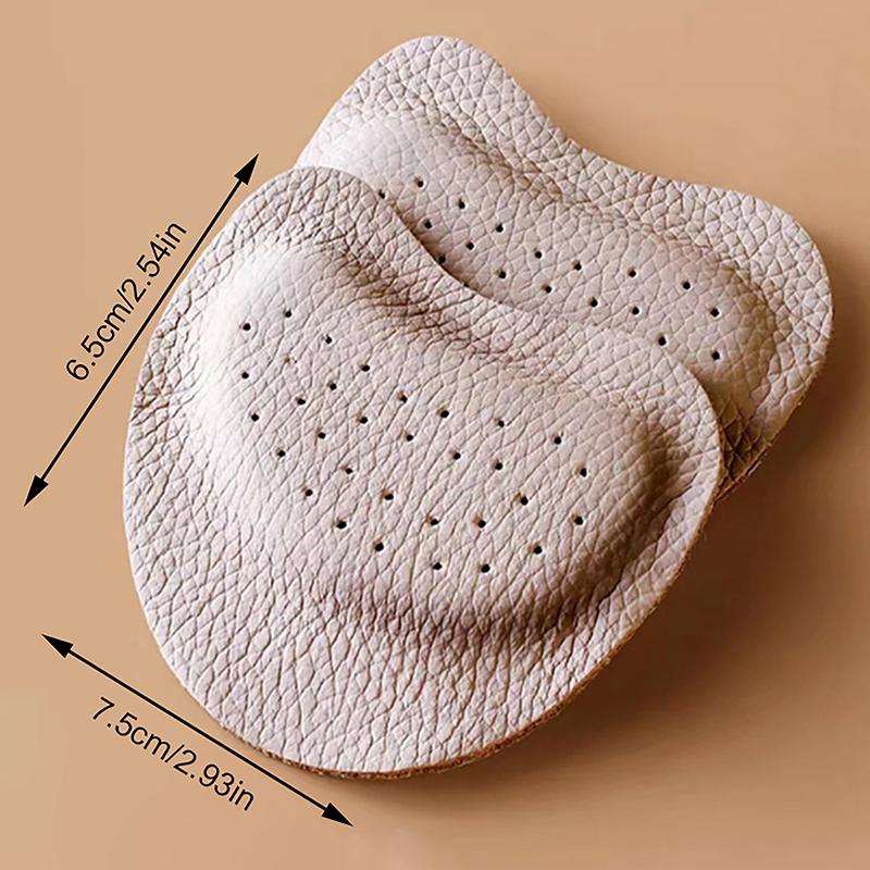 1Pair Sandals Anti-slip Stickers Leather Pad Women High Heels Pain Relief Insert Insoles Toe Cushion Foot Care Shoes Pad