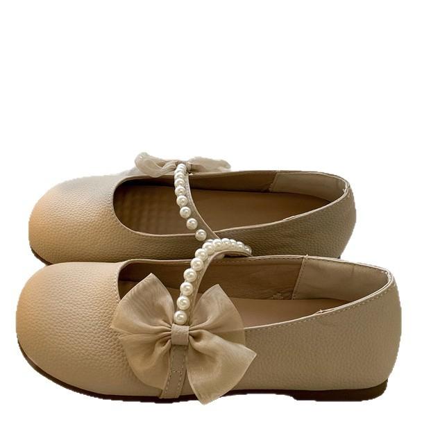 French fairy style gentle Mary Jane single shoes girl 2025 summer new leather women's shoes with skirt flat beanie shoes