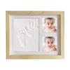 Creative Baby Handprint & Footprint Clay Frame - White Handmade Souvenir