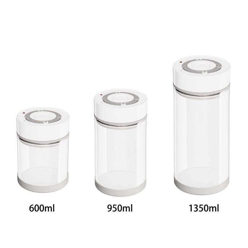 Automatic Vacuum Sealer Practical Food Storage Container Convenient Glass Sealed Tank for Household and Office Use