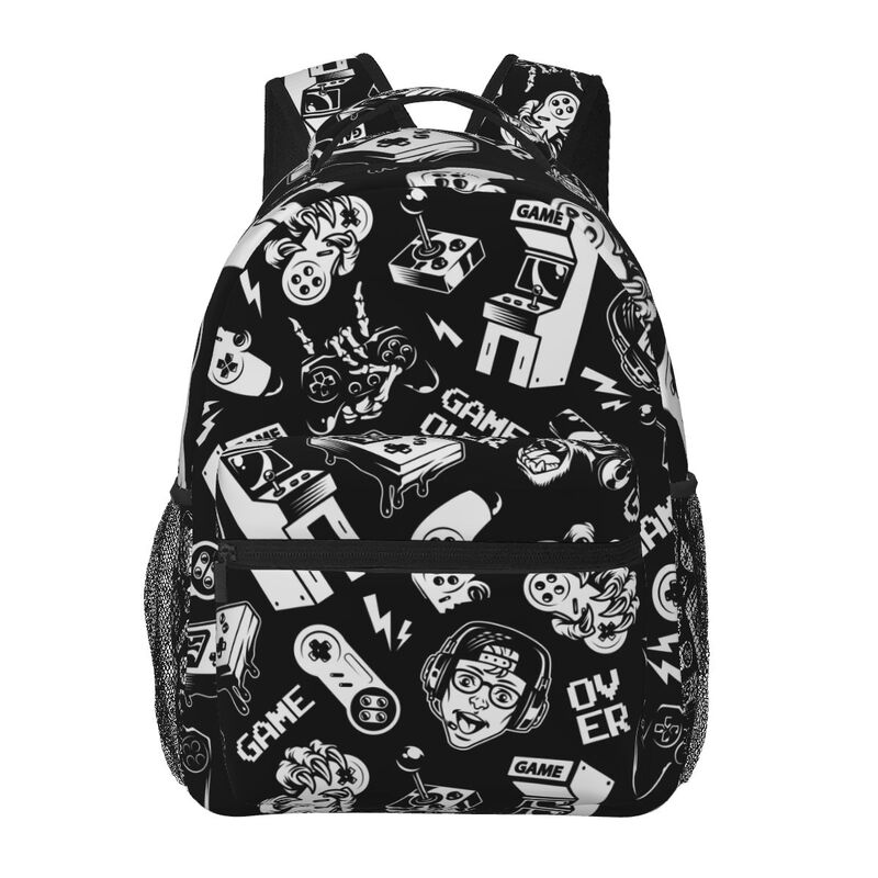 Zaino con Controller per Videogiochi per Ragazzi Ragazze Studenti Scolastici Zaino da Viaggio Escursionismo Campeggio Zaino giornaliero Unisex Casual Zaino per Laptop