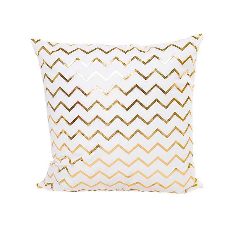 New Summer Hot Stamping Pillowcase Soft and Comfortable Sofa Decoration Home Fashion Pillowcase