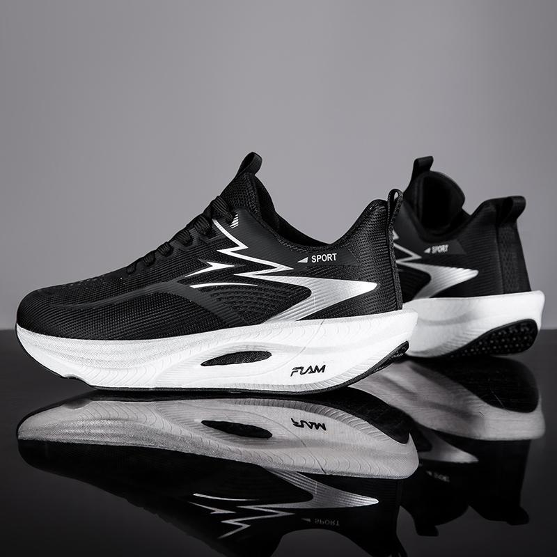 Athletic Running Shoes Men Athletic Shoes Marathon Breathable Plush Comfort Trend Women Athletic Trainer Outside Athletic Shoes Aircushion
