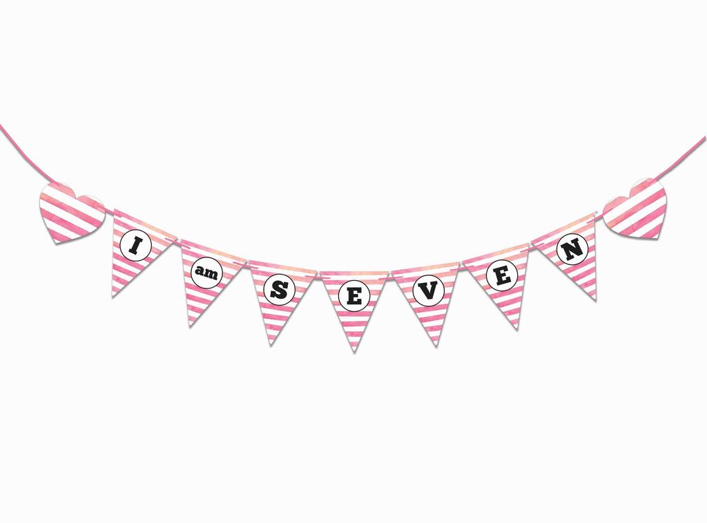 Inkdotpot Birthday Party Decorations Happy Birthday Party Garland Baby Girls Polka Dot Pennant Banner
