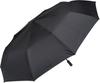 Rose Industries RIC Folding 10 Strong Water Teflon Windproof Fiberglass Rain 61651001 Umbrella, 65cm, Plain, Mini, Ribs, Black, Repellent, Coating,