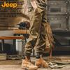 JEEP Men's Autumn/Winter Loose Tapered Cargo Pants
