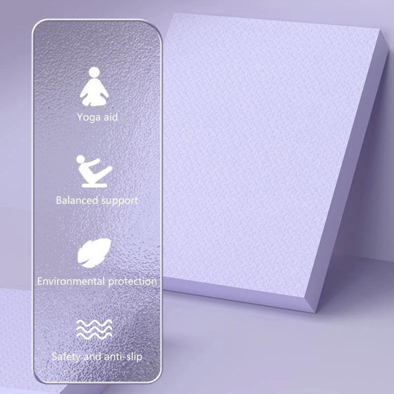 Hochdichte Schaumstoff-Knieschoner Rutschfestes Balance-Pad Verdicktes Fitness-Balancekissen Pilates-Schaumstoffplatte Einfach zu verwenden