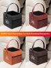 Car Trash Car Trunk Leather Folding Interior Storage Bag Accessory For Infiniti Q30 Q80 Q70 Q60 Q50 QX60 QX50 QX80 QX55 QX70 ESQ lm9