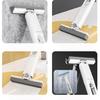 Mini Vadrouille Portable Auto-Essorante - Auto-Essorage, Vadrouille Éponge Forte Absorbante pour Sol, Salle de Bain, Cuisine & Verre - 2 Éponges de Rechange + 1 Essoreur