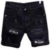 Summer Korean Slim Fit Distressed Denim Shorts for Men