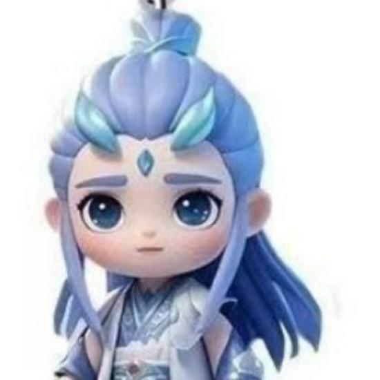 Nezha Lotus Cake Ao Bing Pendant & Keychain Gift Set