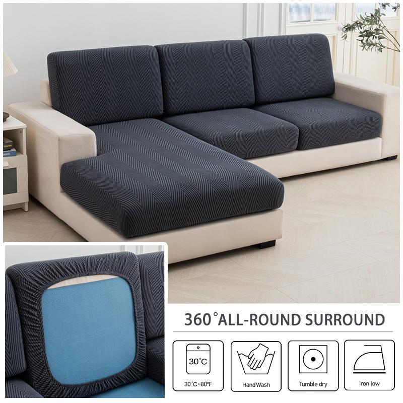 Sofa Seat Cushion Covers Individually Soft Washable Sofa Slipcovers Couch Sofa Covers Withastic Bands Pet Friendly