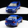 1/32 Subaru Impreza WRX 22B STI Toy Car Model Diecast Metal Vehicle Miniature Sound & Light Pull Back Collection Gift Kid