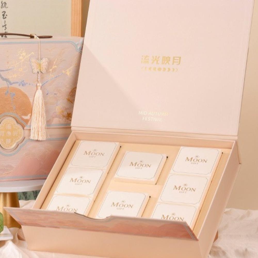 High Grade Mid-Autumn Gift Box Chinese Style Egg Yolk Crisp Packaging Box Moon Cake Box Bakery