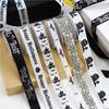 Halloween Printed Ribbons Are Suitable for Gift Wrapping and DIY Handmade Crafts, Perfect for Halloween-themed Decorations