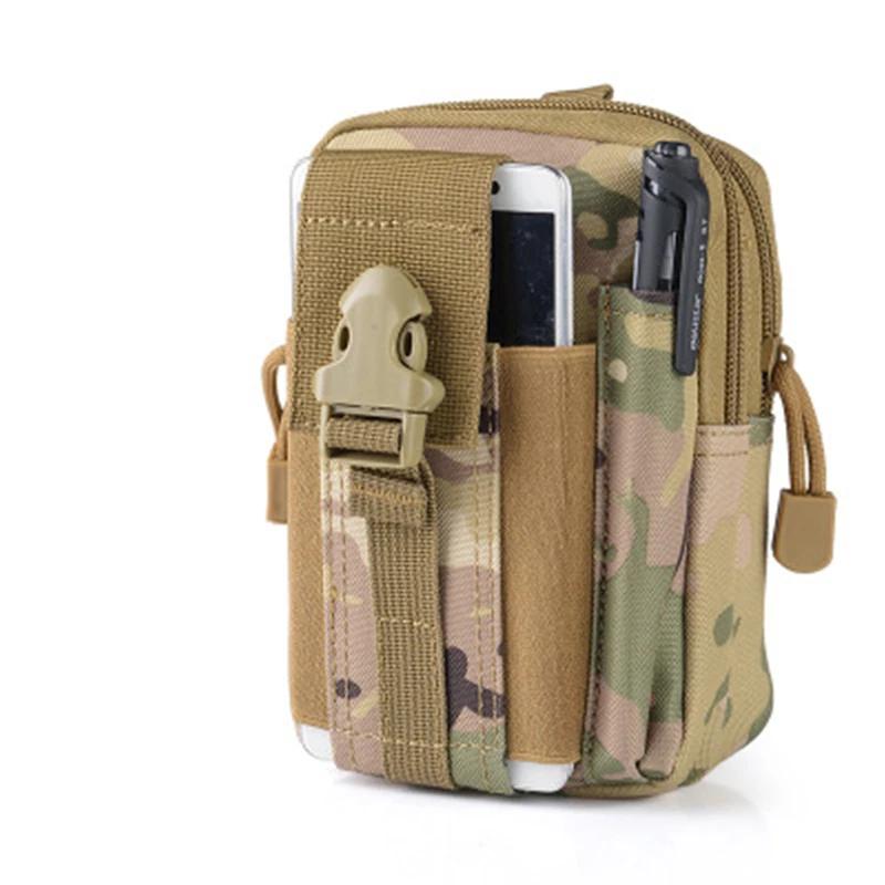 Men's Portable Multifunctional Leggings Bag, Camouflage Cycling Motorcycle Sports Hanging Waist Bag, Waist Bag Tactical Leg Bag