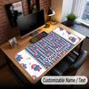 Custom Name Text Big Mouse Pad,Paddington Soft Non Slip Extended Desk Mat For Home Office