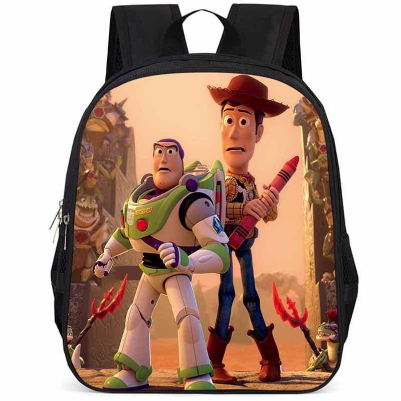 Buzz Lightyear 15-inch Large Capacity Backpack Lightweight Durable Oxford School Bag