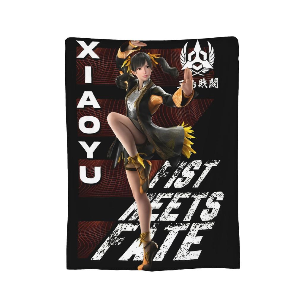Panda Tekken 8 Gaming Blanket  Flannel Novelty Breathable Throw Blankets for Bedspread Autumn/Winter,