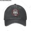 Custom Unisex Cotton Year Of Birth 1985 Birthday Original Gifts Baseball Cap Adult Adjustable Dad Hat Women Men Sun Protection
