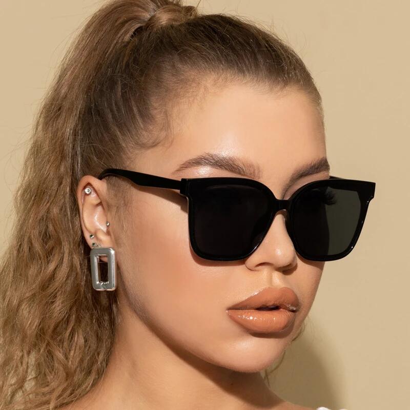 

Vintage Square Sunglasses Women Cat Eye Sun Glasses For Women/Men Luxury Brand Eyeglasses Uv400 As Picture