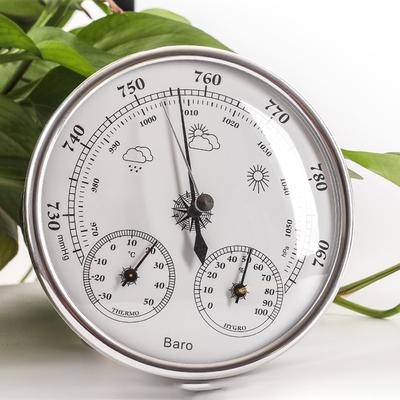3 In 1 Barometers for the Home Indoor Outdoor Weather Station Traditional Dial Type Barometer with Thermometer Hygrometer Wall