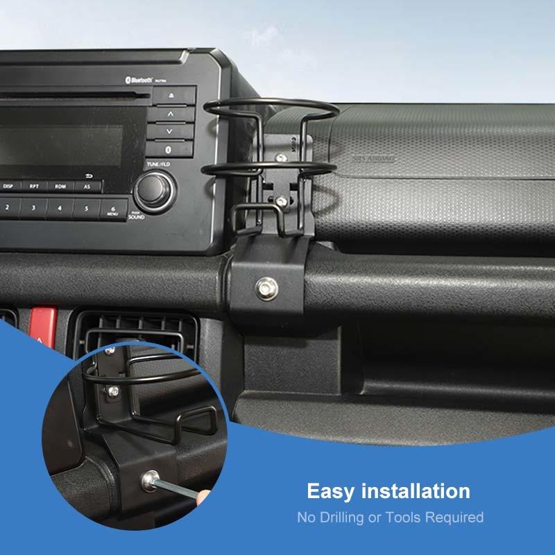 Car Door Water Cup Holder Bracket Rack Support Stand For Suzuki Jimny 2019 Up Car Interior Acessories