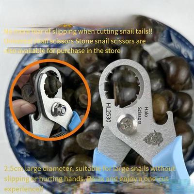 1 Stück Schraubenabscher-Hintern-Artefakt Rutscht Nicht Schneckenschraube Löwenschwanz-Schermaschine Spezialschere Stein Schnecke