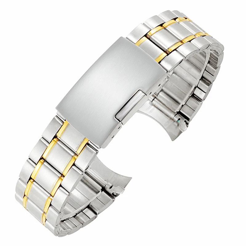 

Curved End Metal Band 20mm 22mm Universal Replacement Strap for Seiko Bracelet Belt for Rolex Stainless Steel Watch Accessories 20mm