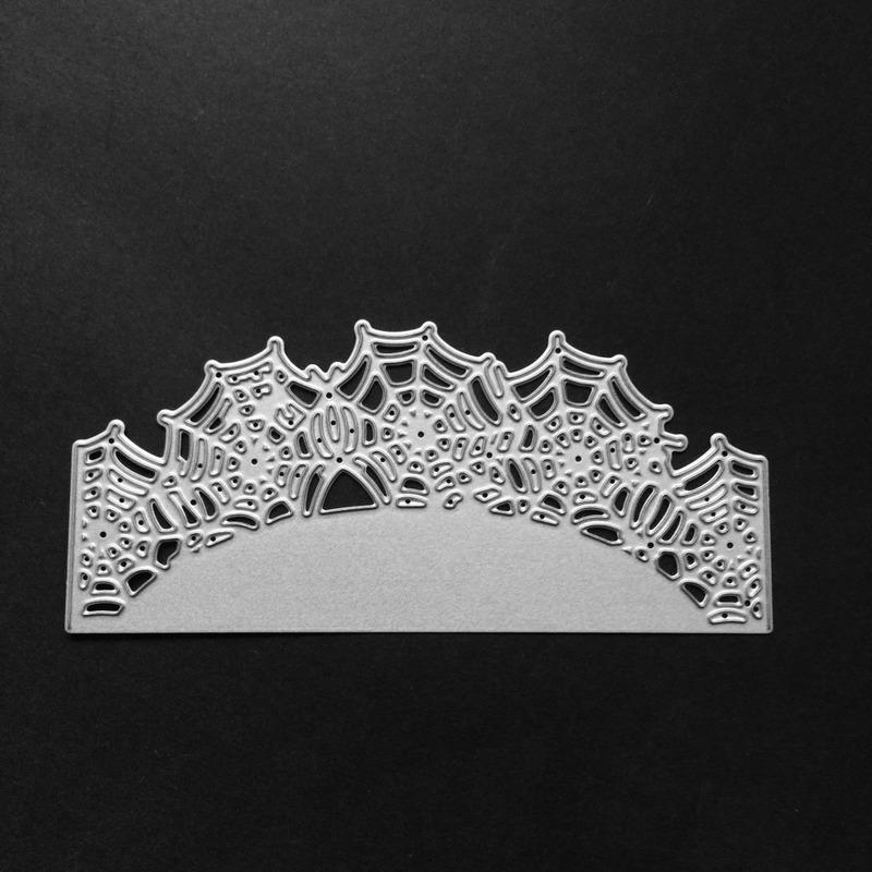 Металлическая вырубка-трафарет  Паутина  для DIY Скрапбукинга Альбома Бумажной Карточки Тиснения