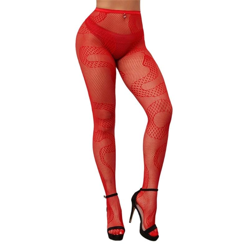 Women Halloween Parties Fishnet Pantyhose Stockings Gothic Vintage Snake Skull Spiderweb Patterned Mesh Tights Clubwear
