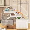 3 Layers Large Capacity Family Medicine Organizer Storage Box Portable First Aid Kit Medicine Container Emergency Pharmacy Box