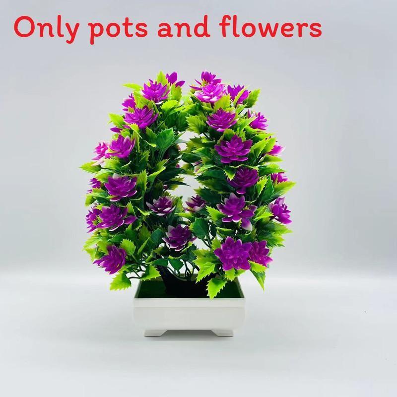 Künstliche herzförmige Nelumbo Sp Pflanze mit rosa und roten Plastikblüten zur Heimdekoration