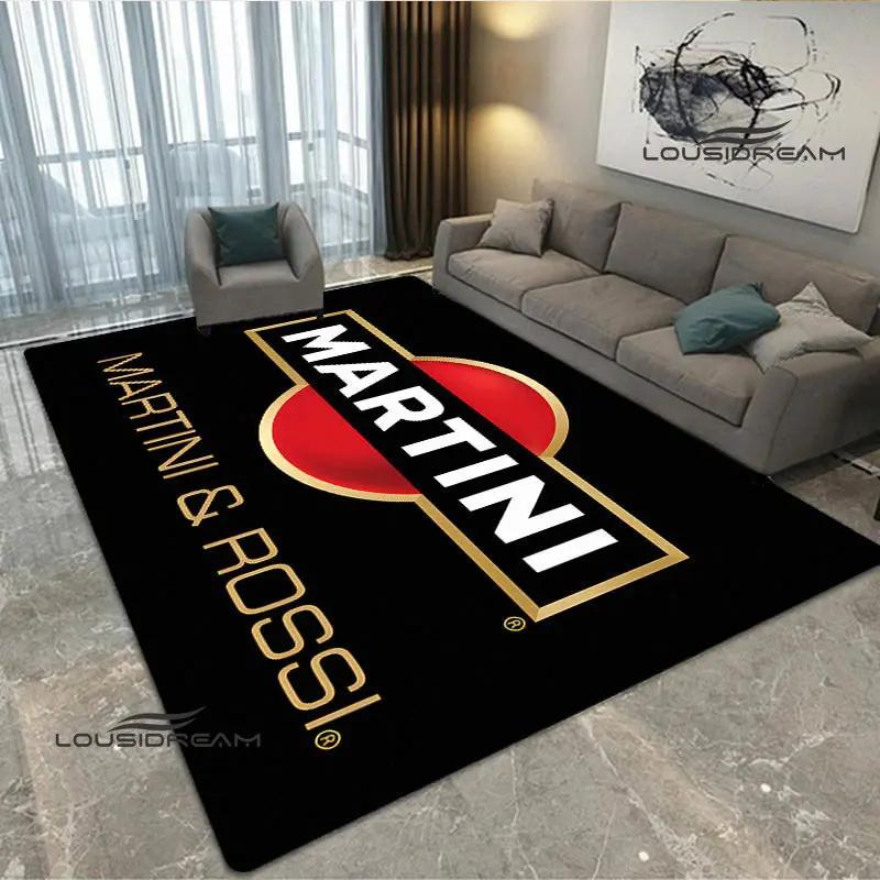 Martini Racing Teppich Eingang Rutschfeste Fußmatte Waschbarer Küchenteppich Wohnzimmer Flur Teppiche Badezimmer Bad Türmatten