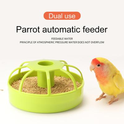 Bird Feeder Dual Purpose Eight Grid Large Capacity Convenient Chicken Bird Parrot Feeding Box Pet Supplies