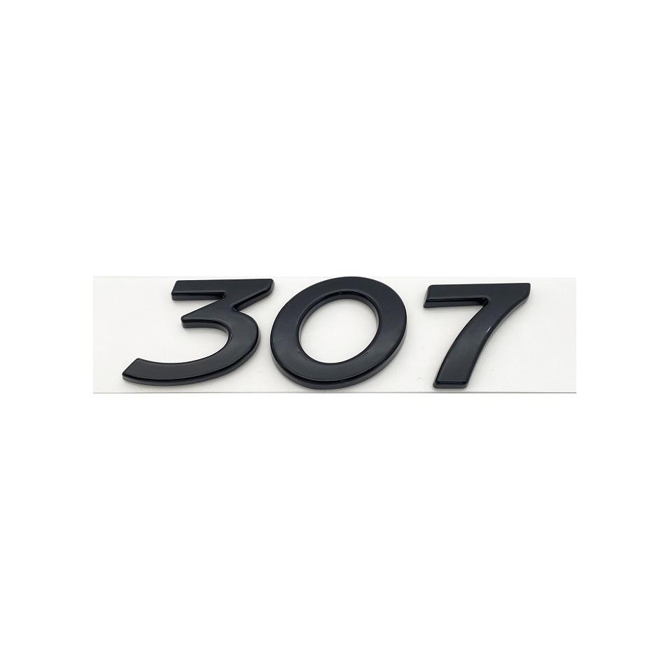 2026 Horká Samolepka na Auto 3D Černé Stříbrné Písmena 206 207 301 307 308 408 508 Znak pro Peugeot Auto Blatník Kufr Zadní Logo Samolepka