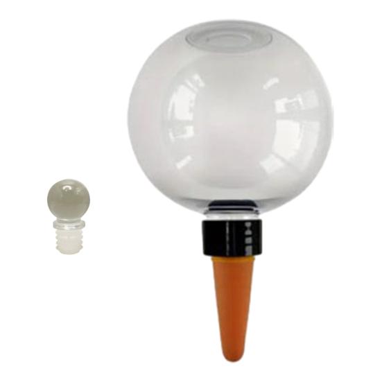 Self Watering Bulb, 500ml Transparent Automatic Plant Irrigation Ball, Holiday Plant Watering Bulb with Lid for Indoor Houseplants