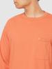 Mizuno Outdoor Travel Walking Wear Long Sleeve Last XL & (Go to) T-Shirt, Thick, Moisture-Wicking, Quick-Drying, B2MA0001, Orange,