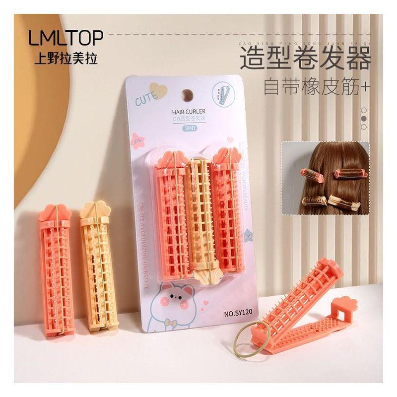YOUSHA - Set of 3: Plastic Hair Roller