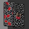 Phone Cover Case for Samsung Galaxy A34 A36 A54 A52S A72 A14 A23 A16 A15 A73 A33 A35 A17 A52 A56 A55 A53 Leopard Butterfly Tie