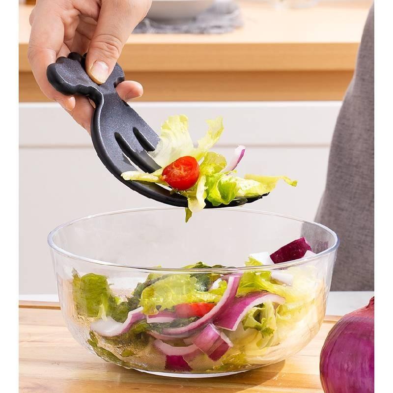 2pcs Vegetable Fruit Salad Claw Three Finger Agitator Kitchen Auxiliary Tool