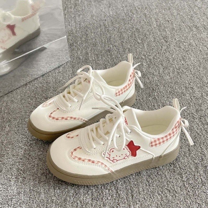 New Cute Thick-soled Sneakers for Women, Versatile Student Casual Shoes