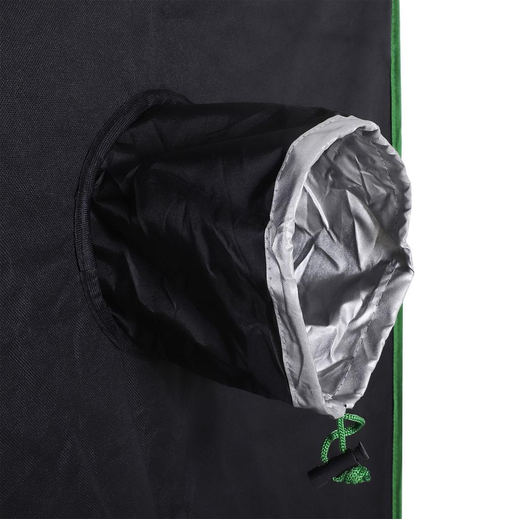 Hydroponic Grow Tent in 600D Oxford with 5 Adjustable Air Vents and Window, Hydroponic Greenhouse for Cultivation with Cable Hole, 80x80x160 cm