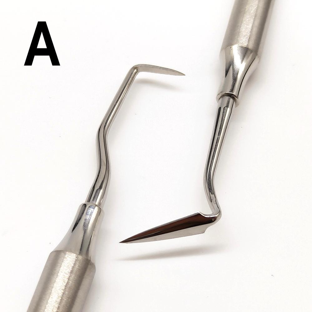 Detartrare parodontale dentare de înaltă calitate Cuțit Orban și cuțit Kirkland Scaler dentar din oțel inoxidabil Instrumente pentru curățarea dinților