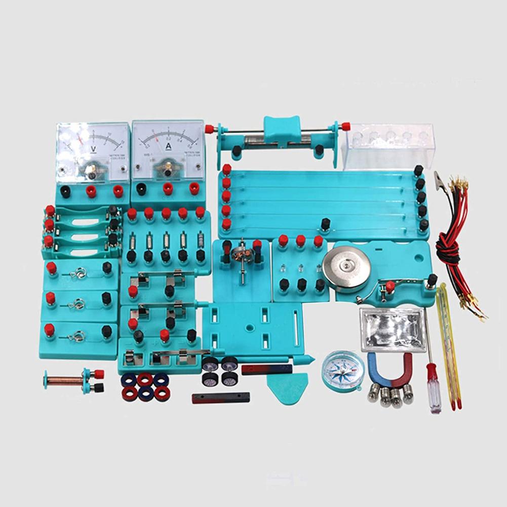Hot sale Kids Electricity Circuit Learning Kit Physics Experiment Kit Basic Educational ABS Electricity Magnetism Learning Tool NONE