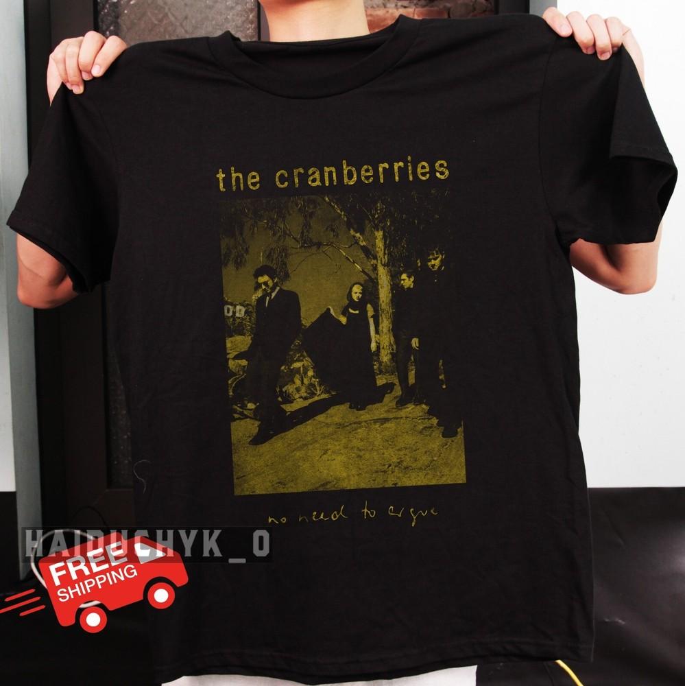 

The Cranberries Tee No Need To Argue 1995 Retro Black T-shirt - Free Shipping Unisex T-Shirt S