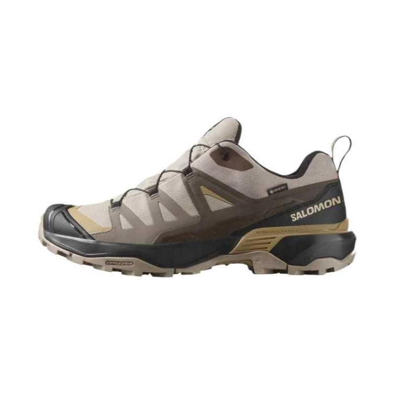 SALOMON X ULTRA 360 Low Top Hiking Shoes Men's Gray Brown Sneakers 478653
