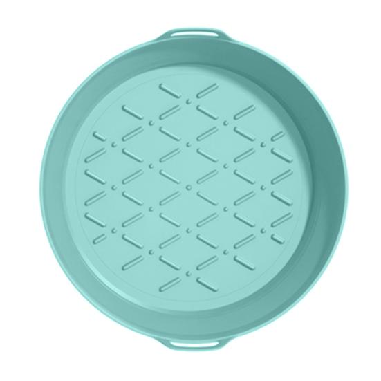 Silicone Air Fryer Liner Round Square Foldable Mat for Baking Food-Grade Basket Non-Stick Heat Resistant Air Fryer Accessories