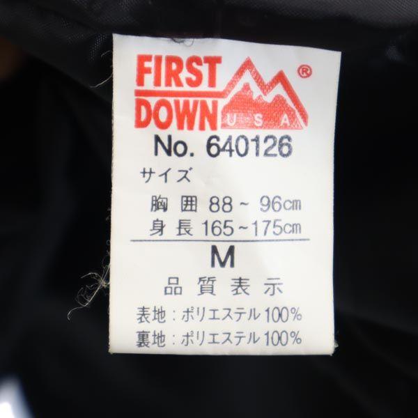 FIRSTDOWN Logo embroidery Mountain parka M black Men's Used