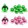 50Pcs Small Metal Bell Colourful Paint Christmas Jingle Bells Key Pendant Party DIY Beads